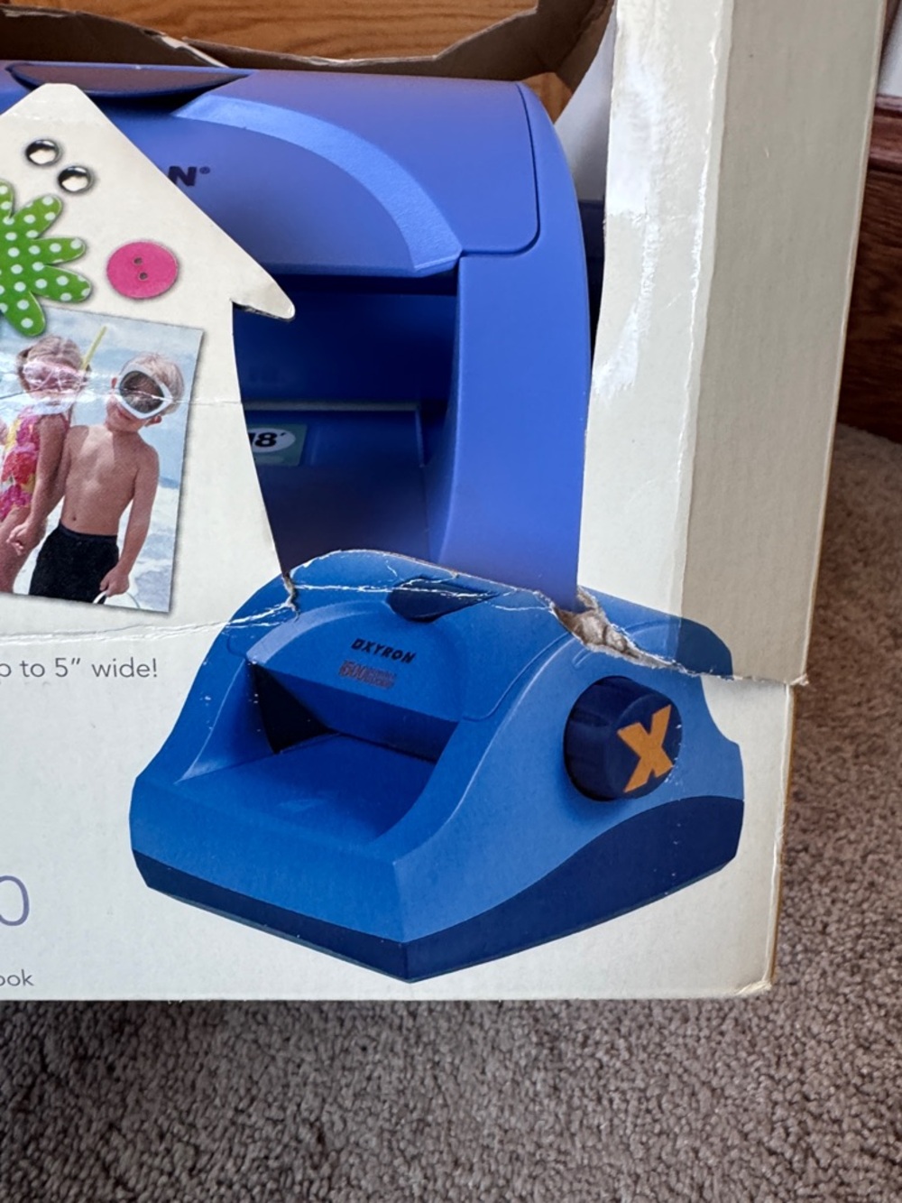 Xyron Create-A-Sticker 500 Machine Adhesive Sticker Maker Craft Tool In Box - Picture 4 of 9